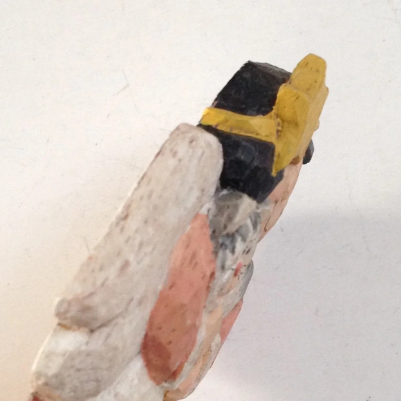 Angel Star Headband With White Gray Tabby Cat Fridge Magnet Resin 3 Inches Tall - Picture 5 of 5